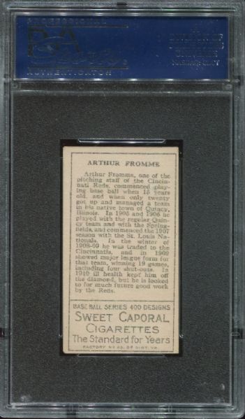 1911 T205 Sweet Caporal Arthur Fromme PSA 6