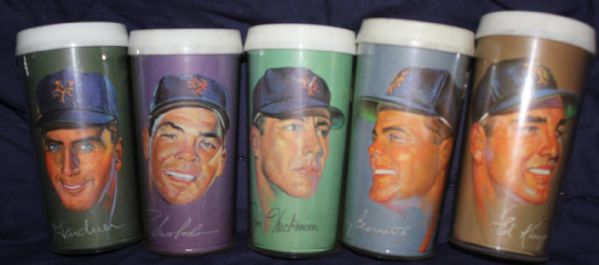 1966 New York Mets Volpe Cups Lot of 5