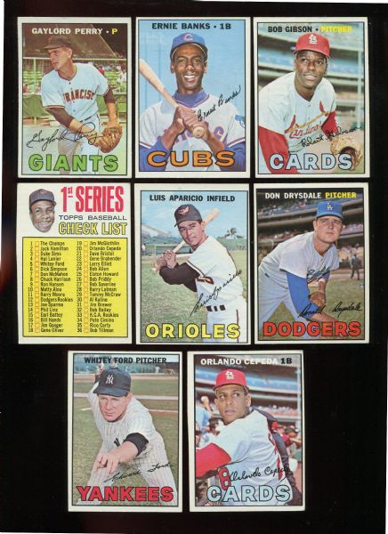 1967 Topps Complete Set with PSA 7 Seaver Rookie