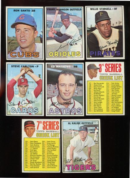 1967 Topps Complete Set with PSA 7 Seaver Rookie