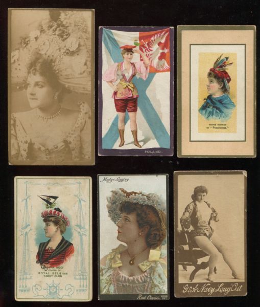 19th Century Lot of 20 Different Non-Sports Types