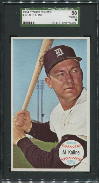 1964 Topps Giants #12 Al Kaline SGC 88