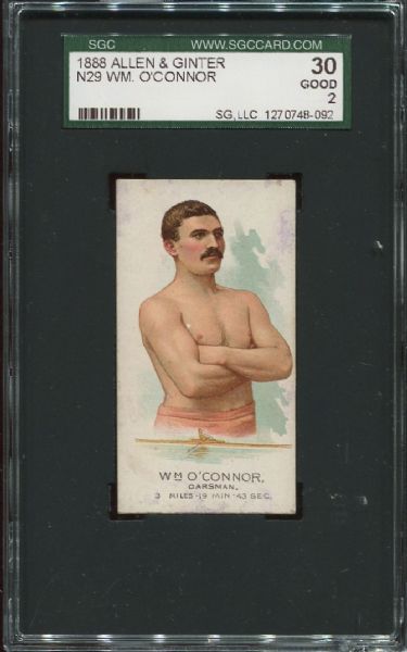 1888 N29 Allen & Ginter Wm. O'Connor SGC 30