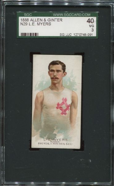 1888 N29 Allen & Ginter L.E. Myers SGC 40