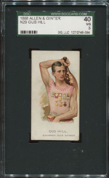 1888 N29 Allen & Ginter Gus Hill SGC 40