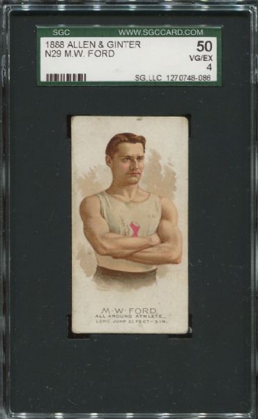 1888 N29 Allen & Ginter M.W. Ford SGC 50