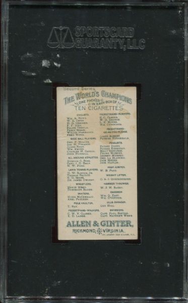 1888 N29 Allen & Ginter L.E. Myers SGC 40