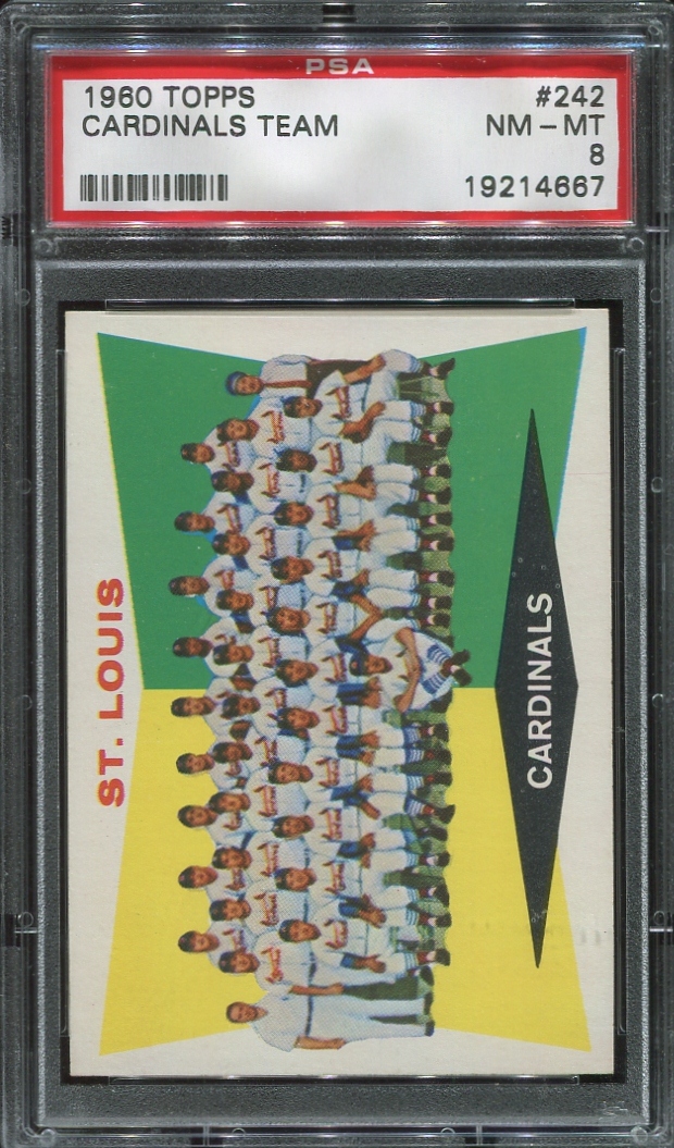 1960 St Louis Cardinals Baseball Roster | NAR Media Kit