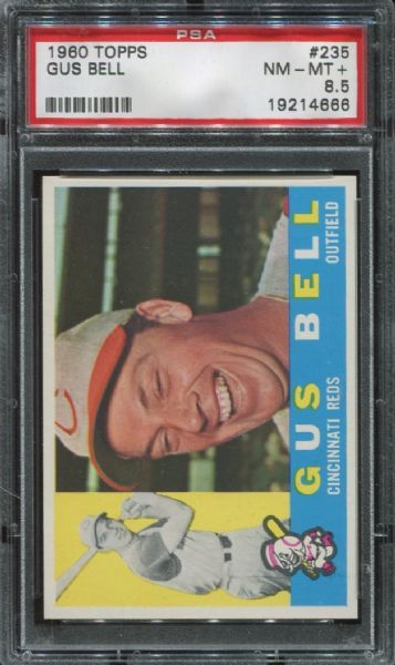 1960 Topps #235 Gus Bell PSA 8.5