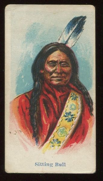 1910 E49 American Caramel Wild West Caramels Sitting Bull