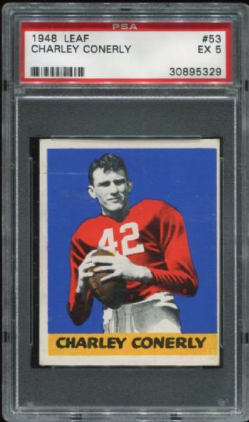 1948 Leaf #53 Charley Conerly PSA 5