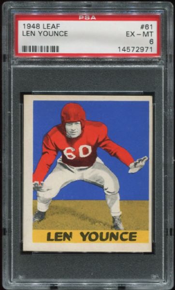 1948 Leaf #61 Len Younce PSA 6