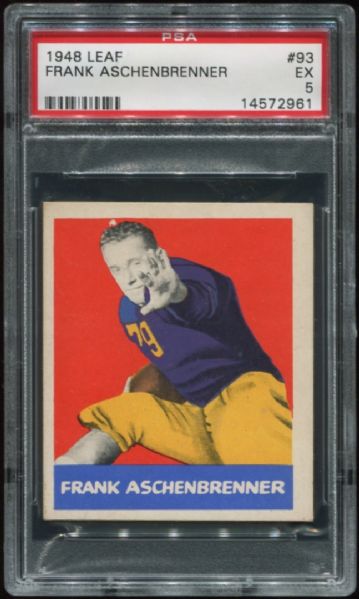 1948 Leaf #93 Frank Aschenbrenner PSA 5