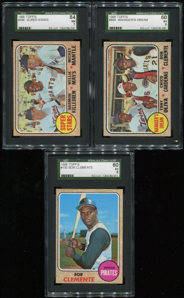 1968 Topps Complete Set with SGC Graded Stars