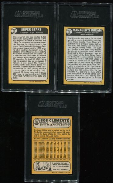 1968 Topps Complete Set with SGC Graded Stars