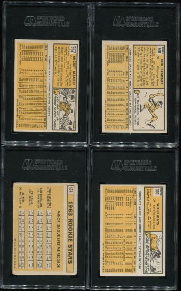 1963 Topps Complete Set with SGC Graded Stars