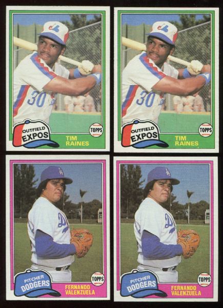 1981 Topps Traded Lot of 5 Complete Sets