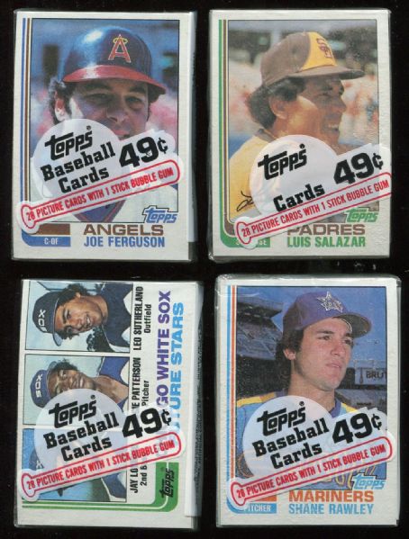 1982 Topps Cello Box of 24 Unopened Packs