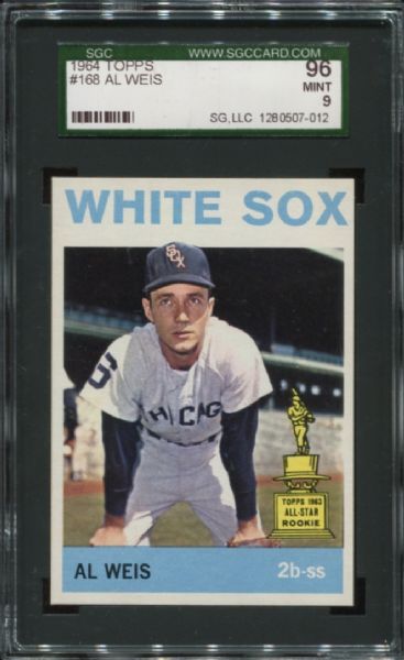 1964 Topps #168 Al Weis SGC 96