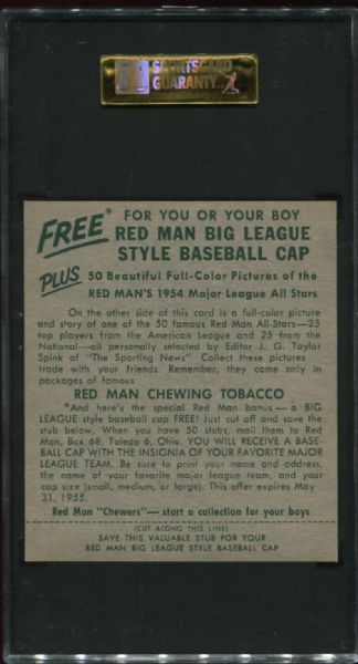 1954 Redman Tobacco NL-5 Monte Irvin SGC 86