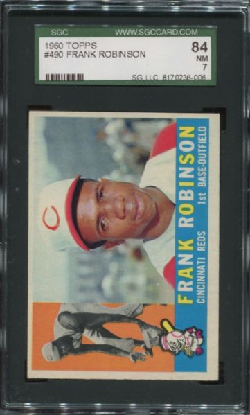 1960 Topps #490 Frank Robinson SGC 84