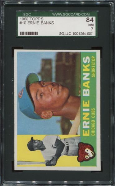 1960 Topps #10 Ernie Banks SGC 84