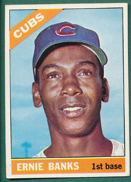 1966 Topps #110 Ernie Banks & #290 Ron Santo