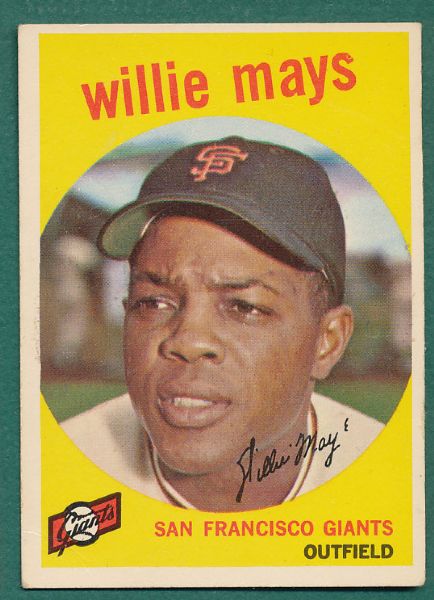 1959 Topps #50 Willie Mays