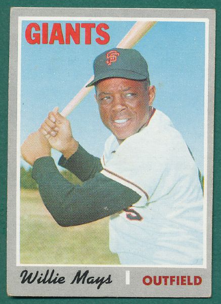 1970 Topps #600 Willie Mays 