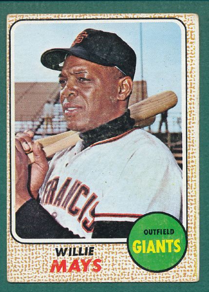 1968 & 1969 Topps Willie Mays