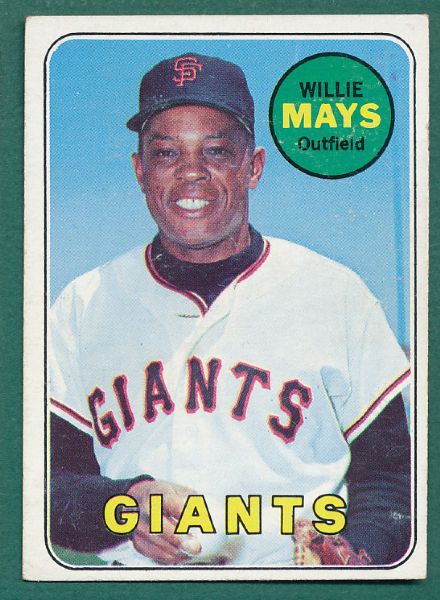 1968 & 1969 Topps Willie Mays