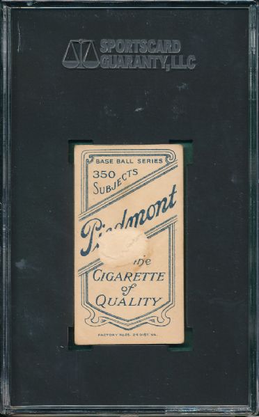 1909-1911 T206 Oberlin Piedmont Cigarettes SGC 10 *Great Presentation*