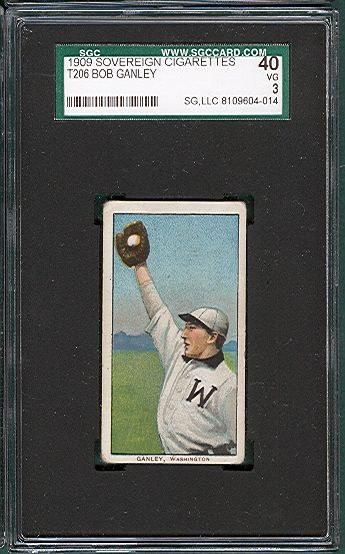 1909-1911 T206 Ganley, Sovereign Cigarettes SGC 40