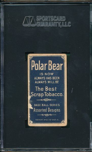 1909-1911 T206 Howard, Del Polar Bear Tobacco SGC 30