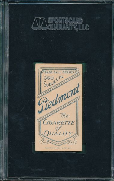 1909-1911 T206 Krause, Pitching Piedmont Cigarettes SGC 60