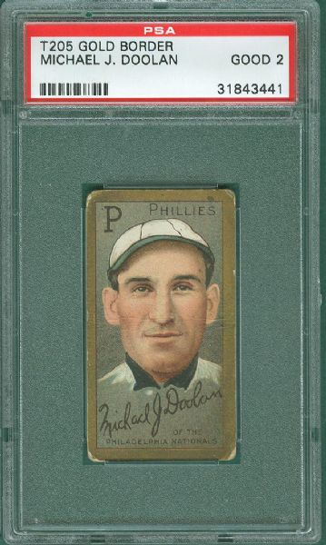 1911 T205 Doolan Cycle Cigarettes PSA 2