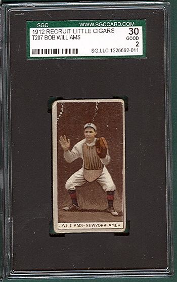 1912 T207 Williams Recruit Cigarettes SGC 30