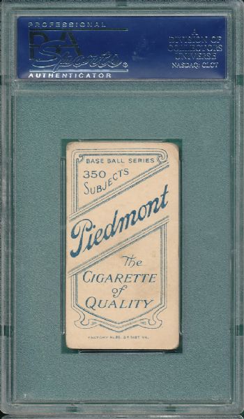 1909-1911 T206 Groom Piedmont Cigarettes PSA 3