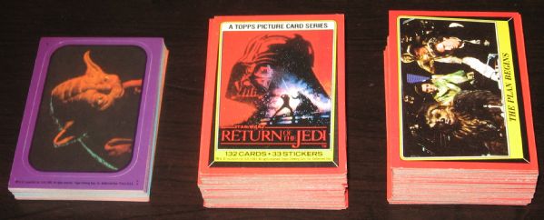 1983 Topps Star Wars Return of the Jedi Series 1 Set W/ Stickers