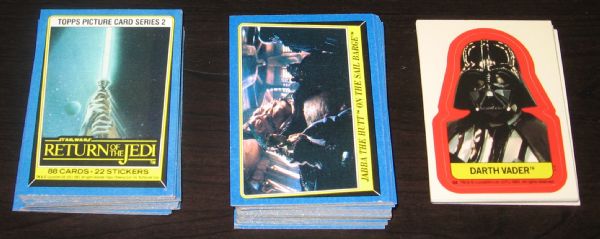 1983 Topps Star Wars Return of the Jedi Series 2 Set W/ Stickers