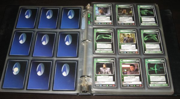 1994 Decipher Star Trek CCG Black Premiere Limited Set W/ Laughing Data