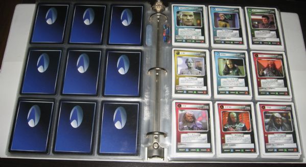 1994 Decipher Star Trek CCG Black Premiere Limited Set W/ Laughing Data