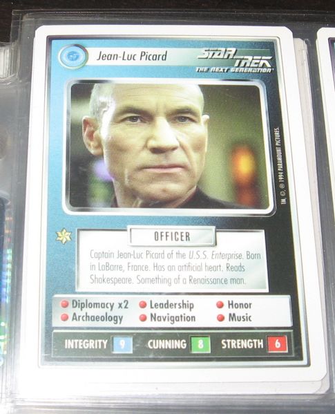 1994 Decipher Star Trek CCG White Premiere Unlimited Set 