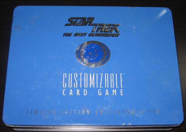 1995 Decipher Star Trek CCG Metal Box 