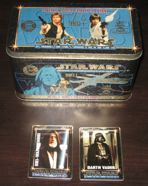 1994 Star Wars Series 1 & 2 Metal Cards in Tins