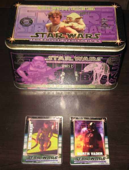 1994 Star Wars Series 1 & 2 Metal Cards in Tins