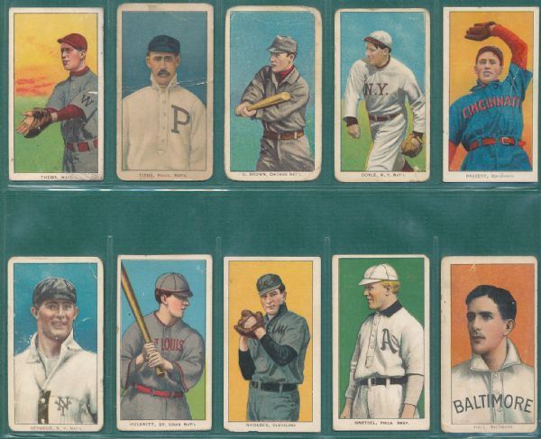 1909-1911 T206 20 Card Lot,  Low Grade W/ Southern Leaguer