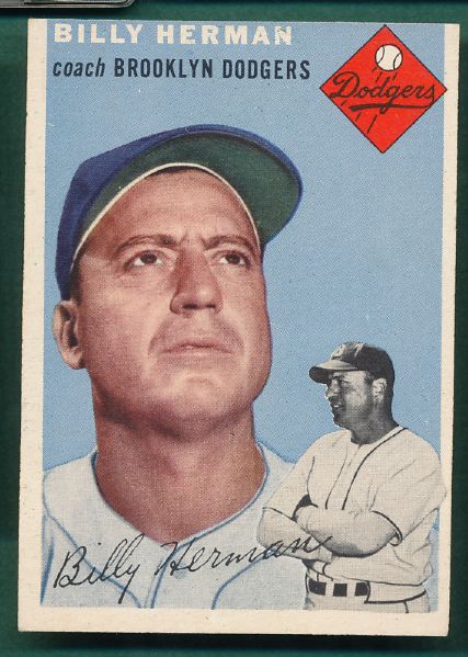 1954 Topps #86 Billy Herman