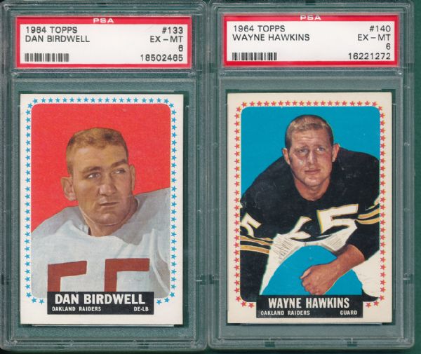 1964 Topps FB 13 Card Lot PSA 6 