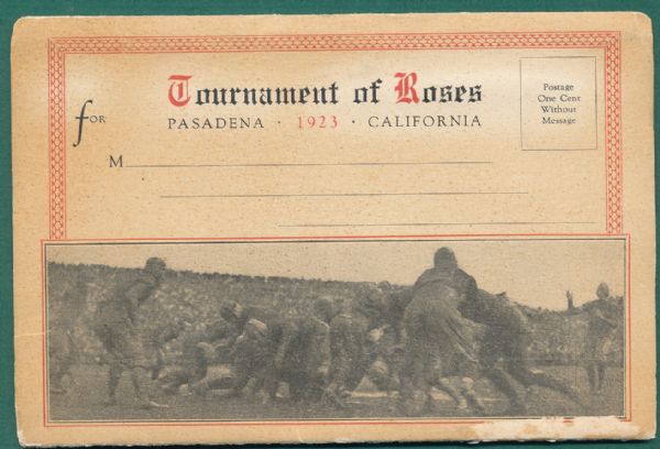 1923 Tournament of Roses Postcard Set